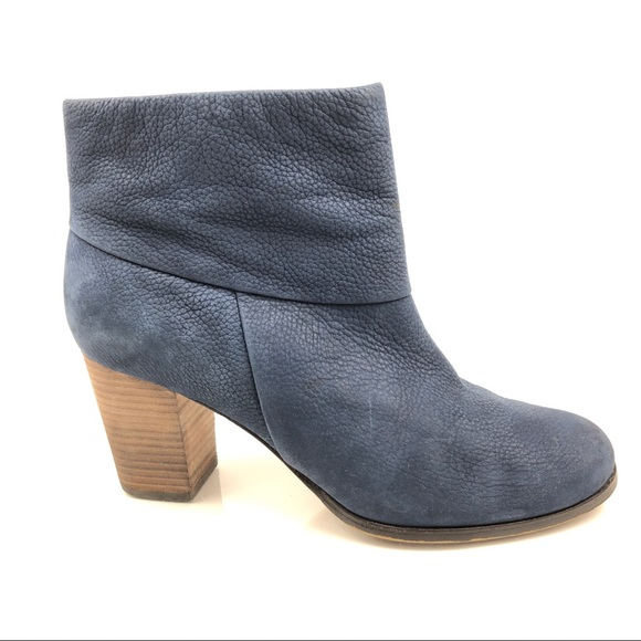 Cole Haan Shoes - Cole Haan Cassidy Nubuck Stacked Heel Booties